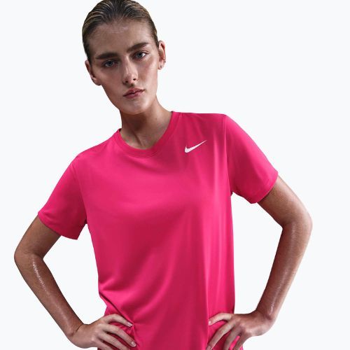 Moteriški treniruočių marškinėliai Nike Dri-Fit rush pink/white