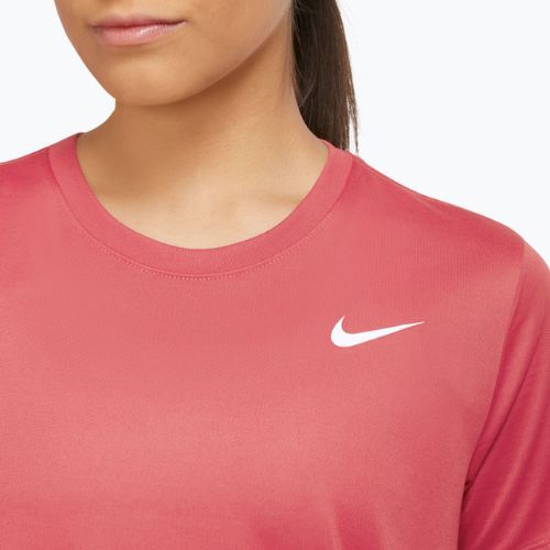 Moteriški treniruočių marškinėliai Nike Dri-Fit sea coral/white
