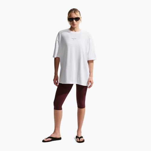 Moteriški marškinėliai Nike Dri-Fit white/black/black