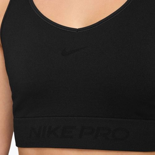 Moteriški marškinėliai Nike Pro Seamless Dri-Fit Cropped black