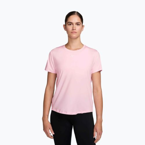 Moteriški marškinėliai Nike One Classic Dri-Fit pink foam/white