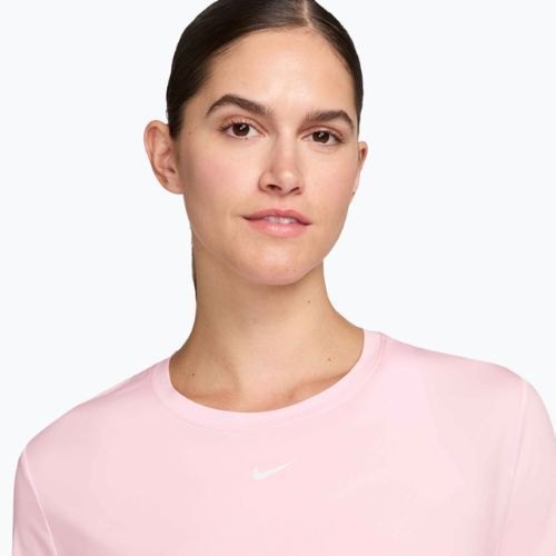 Moteriški marškinėliai Nike One Classic Dri-Fit pink foam/white