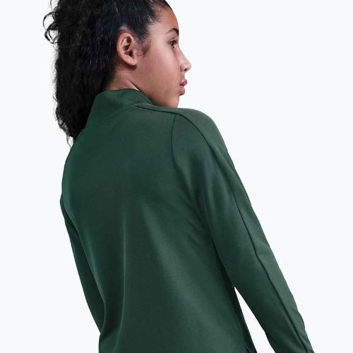 Vaikiški treniruočių marškinėliai ilgomis rankovėmis Nike Dri-Fit 1/4 Zip fir/white