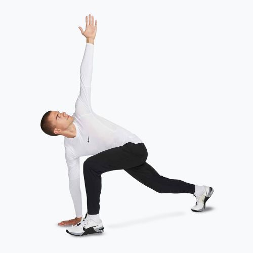 Vyriški treniruočių marškinėliai ilgomis rankovėmis Nike Pro Dri-Fit Tight Fitness white/black