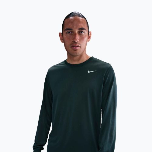 Vyriški treniruočių marškinėliai ilgomis rankovėmis Nike Dri-FIT Legend seaweed/matte silver