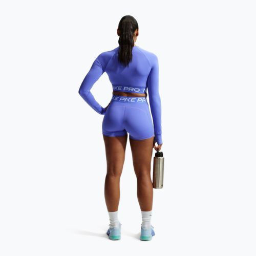 Moteriški šortai Nike Pro Mid-Rise Biker 3" sapphire/white