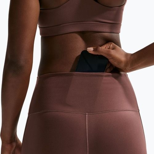 Moteriški šortai Nike One Biker 5" light chocolate