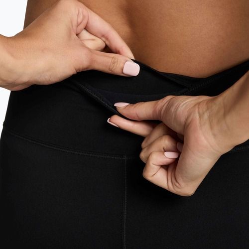 Moteriški šortai Nike One High-Waisted Biker 5" black/white