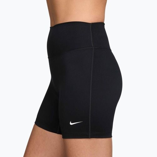 Moteriški šortai Nike One High-Waisted Biker 5" black/white