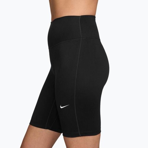 Moteriški šortai Nike One High-Waisted Biker 8" black/white