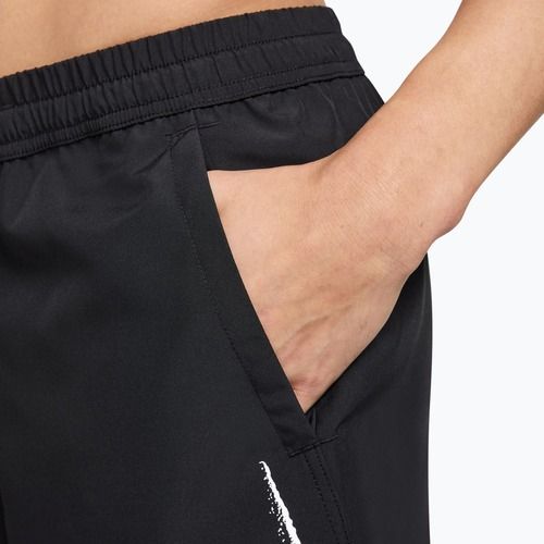 Vyriški treniruočių šortai Nike Form Dri-Fit GFX 7" black/white