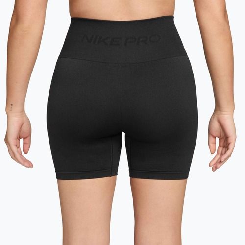 Moteriški šortai Nike Pro Seamless High-Waisted Biker 5" black