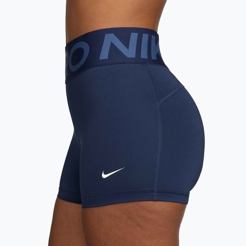 Moteriški šortai Nike Pro Sculpt High Waisted 3" Biker Midnight Navy/White