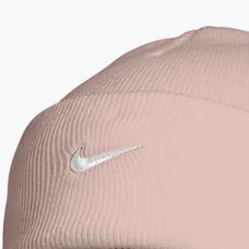Žieminė kepurė Nike Peak Swoosh Beanie slit red/white