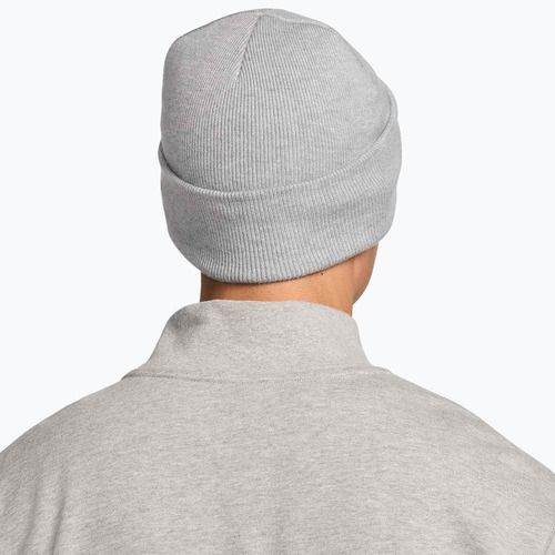 Žieminė kepurė Nike Peak Swoosh Beanie dark grey heather/white