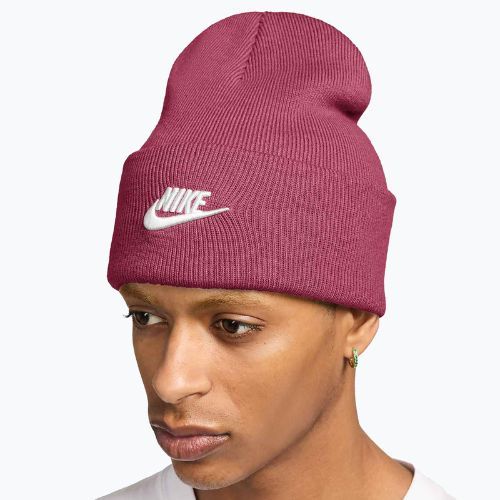 Žieminė kepurė Nike Peak Futura Beanie sweet beet/white