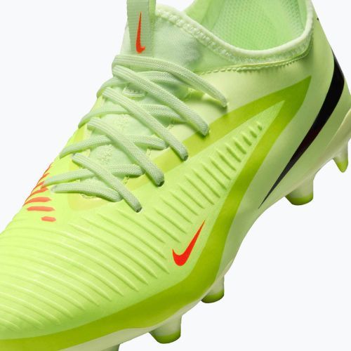 Vaikiški futbolo bateliai Nike Phantom 6 Low Academy FG/MG Jr hyper crimson/limelight/black