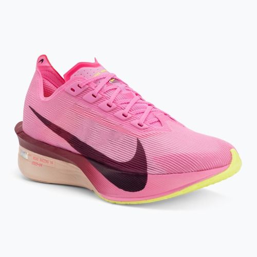 Moteriški bėgimo bateliai Nike Vaporfly 4 pink spell/hyper pink/volt ice/burgundy