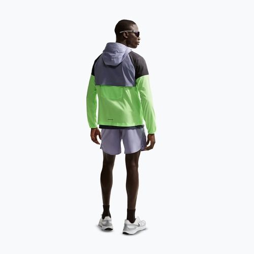 Vyriška bėgimo striukė Nike Impossibly Light Windrunner Iron Purple/Black/Lime Blast