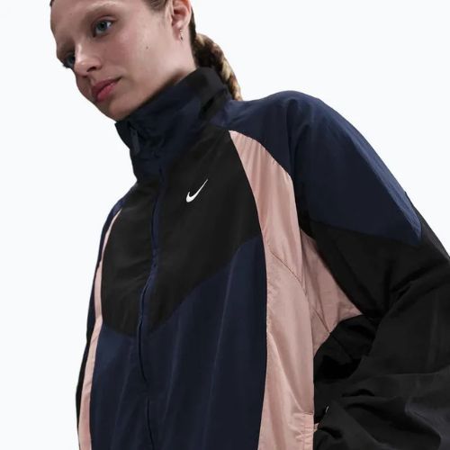 Moteriška striukė Nike Sportswear Oversized midnight navy/black/particle pink/sail