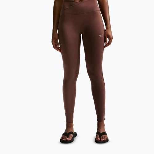 Moteriškos tamprės Nike One High-Waisted Seamless light chocolate