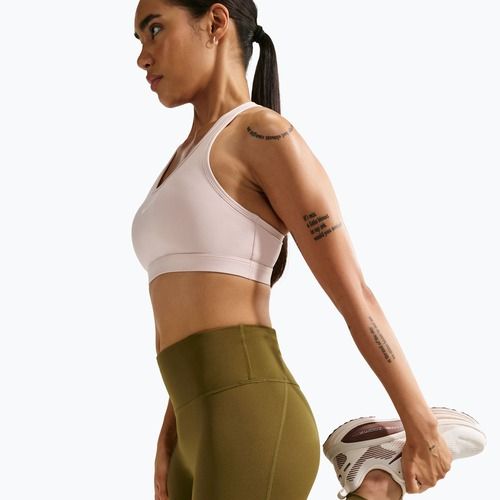 Moteriškos bėgimo tamprės Nike Tempo High-Waisted 7/8 olive flak