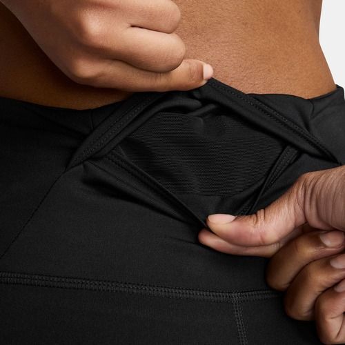 Moteriškos bėgimo tamprės Nike Tempo High-Waisted 7/8 black