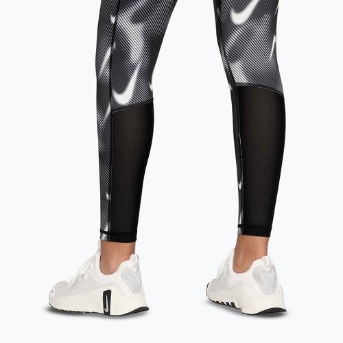 Moteriškos treniruočių tamprės Nike Pro Mid-Rise 7/8 black/white/white