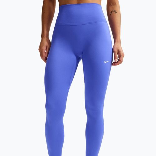 Moteriškos tamprės Nike One Seamless Front High-Waisted sapphire/white