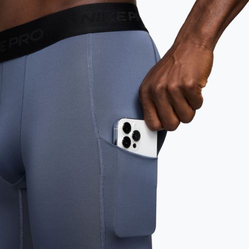 Vyriškos treniruočių tamprės Nike Pro Dri-Fit Tight Fitness diffused blue/black
