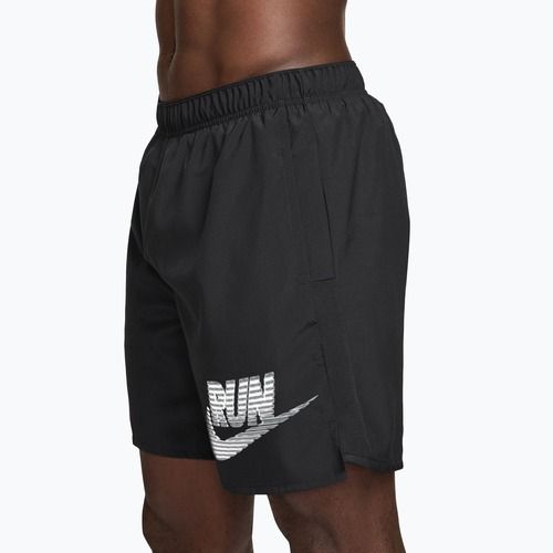 Vyriški šortai Nike Challenger Dri-Fit Brief-Lined 7" black/white