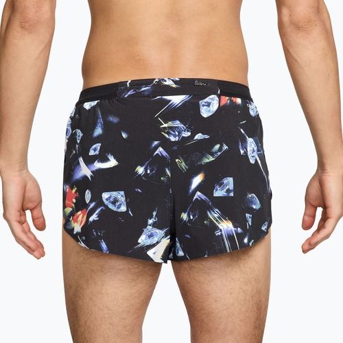 Vyriški bėgimo šortai Nike AeroSwift Dri-Fit ADV Brief Lined 2" black/laser orange