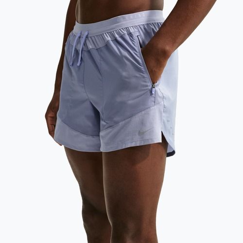 Vyriški šortai Nike Stride Dri-Fit Brief-Lined 5" iron purple/indigo haze