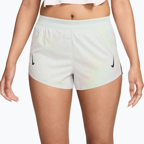 Moteriški bėgimo šortai Nike AeroSwift Dri-Fit ADV 3" off white/white/black