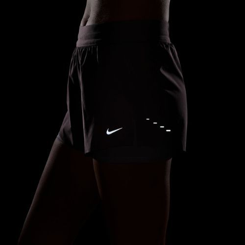 Moteriški bėgimo šortai Nike Swift Mid-Rise 2in1 tattoo/light violet ore