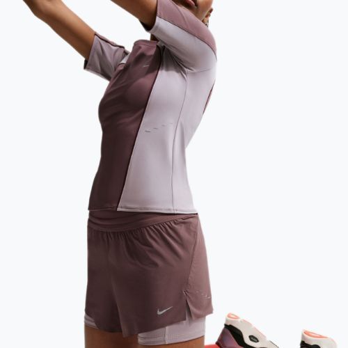 Moteriški bėgimo šortai Nike Swift Mid-Rise 2in1 tattoo/light violet ore