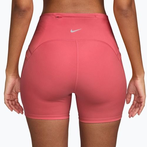 Moteriški bėgimo šortai Nike Swift High-Waisted 4 "sea coral"