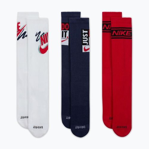 Kojinės Nike Everyday Plus Crew 3 poros multi-color/904