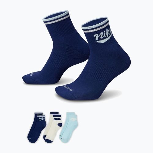 Vyriškos kojinės Nike Everyday Plus Ankle 3 poros multi-color/902