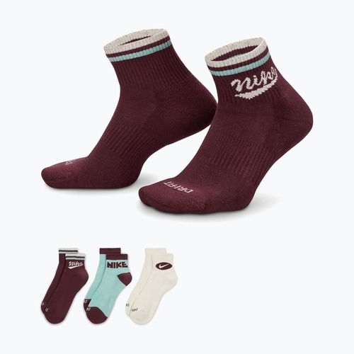 Vyriškos kojinės Nike Everyday Plus Ankle 3 poros multi-color/904