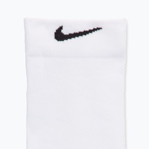 Kojinės Nike Running Midweight Crew white/volt/black
