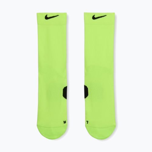 Kojinės Nike Running Midweight Crew volt/black/black