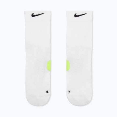 Kojinės Nike Running Midweight Micro Crew white/volt/black