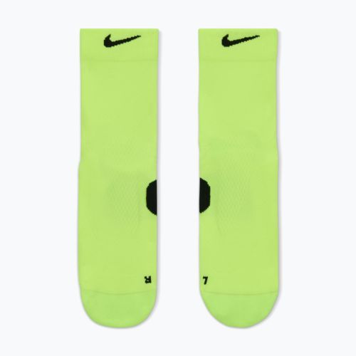 Kojinės Nike Running Midweight Micro Crew volt/black/black
