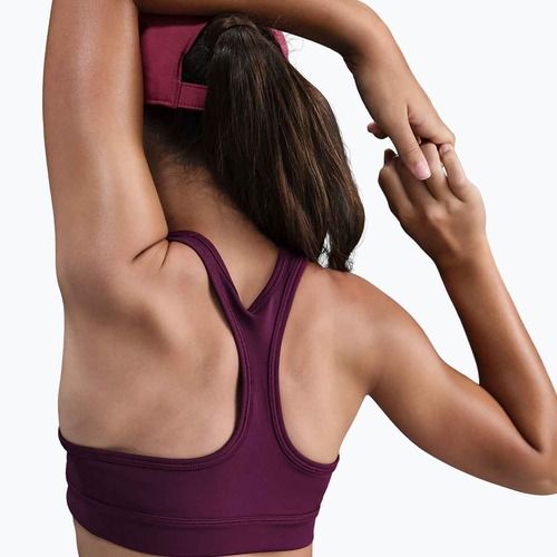 Vaikiška sportinė liemenėlė Nike Swoosh burgundy/white