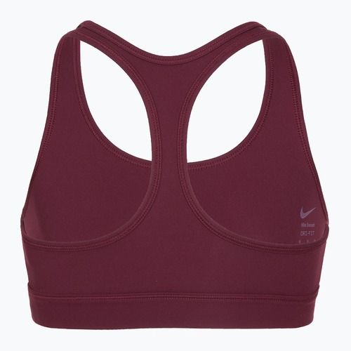 Vaikiška sportinė liemenėlė Nike Swoosh burgundy/white