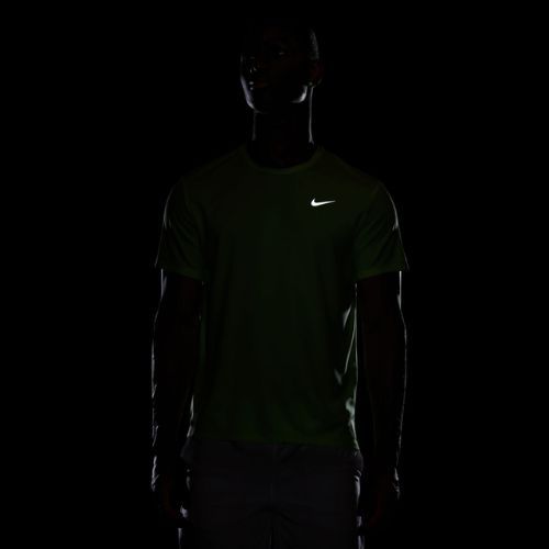 Vyriški bėgimo marškinėliai Nike Miler Dri-Fit UV lime blast