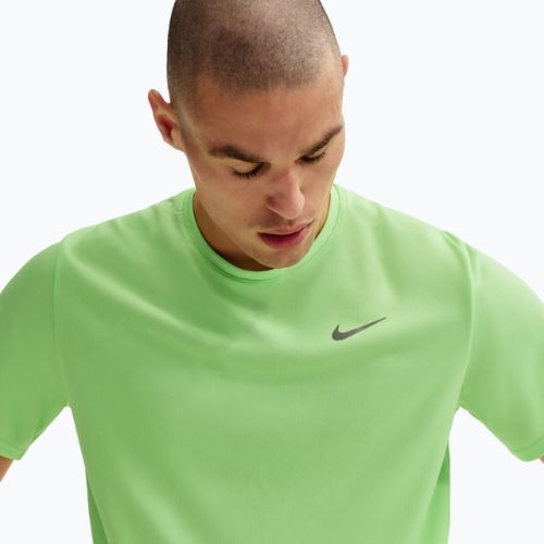 Vyriški bėgimo marškinėliai Nike Miler Dri-Fit UV lime blast