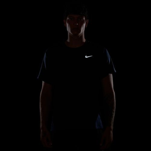Vyriški bėgimo marškinėliai Nike Miler Dri-Fit UV midnight navy