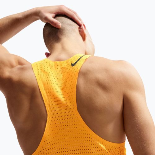 Vyriški bėgimo marškinėliai Nike AeroSwift Dri-Fit ADV laser orange/black